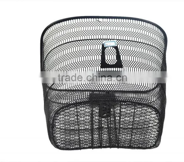 Black Steel Front Bicycle Basket HAOCHI Basket 002 003 photo-3