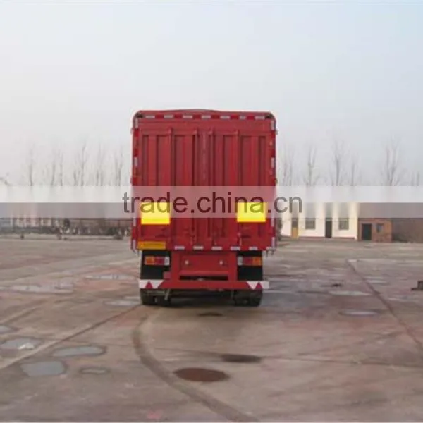 60T 3 Axle Animals Transport Semi Trailer /truck Stake Semi Trailer photo-6