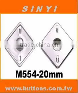 Square Sewing Snap Button With 20 mm