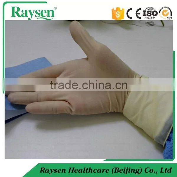 Sterile Surgical Latex Gloves for Surgery With Russian Registration Certificate photo-2