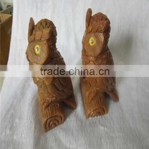 Factory Direct Customized Quartz Crystal Colorful Owl for Home Decor photo-2