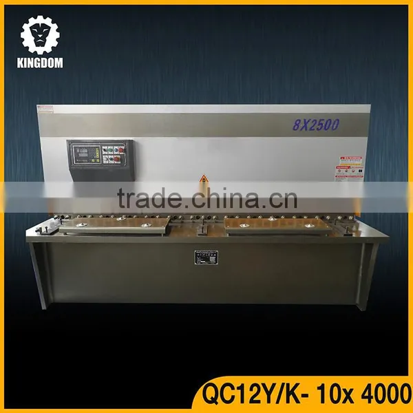 Kingdom Cnc Sheet Iron Metal Stainless Steel Cutting Machine Shear Plate photo-2