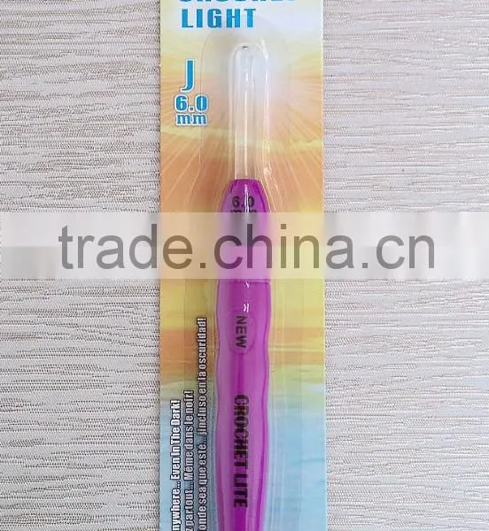 Crochet Lite Crochet Hooks, Size J/6.0mm, Purple