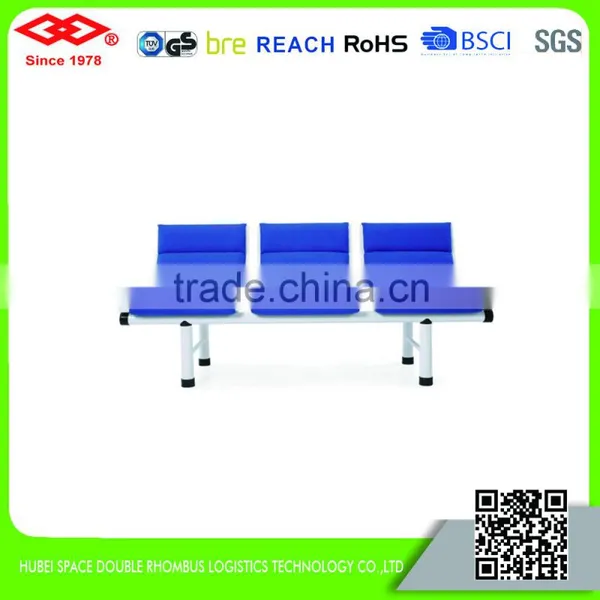Comfortable Nylon Cover Public Waiting Seating Bench Chair photo-3