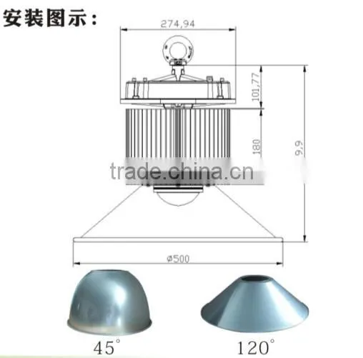 For Industrial Usage LED 150 Watt High Bay Light photo-3