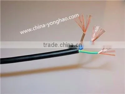 PVC Insulation H05VV-F 3G 0.75mm2/1mm2/1.5mm2 British Three Pin Plug With AC Power Cord photo-3