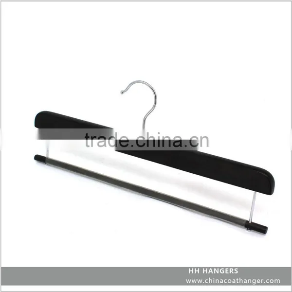 High Quality Wooden Bottom Hanger Pants Hanger for Wholesale photo-4