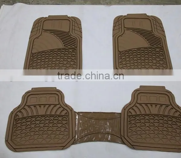 Universal Fit 5pcs Full Set Ridged Heavy Duty Rubber Floor Mats photo-2