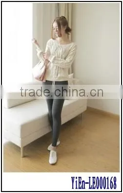 Leggings For Women , Long Leg Cotton Gray Women Leggings
