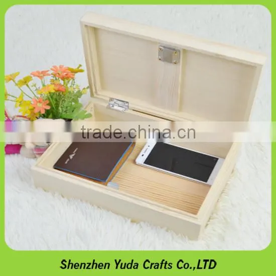Shenzhen Yuda Manufacture MDF Box Crafts Wooden Locking Storage Box photo-6