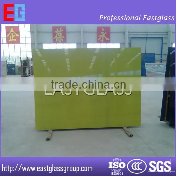 Decorative Wardrobe Sliding Door Ultra Clear White Back Painted Glass photo-6