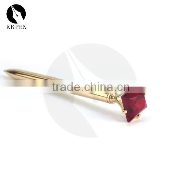 KKPEN Crystal Logo Metal Brass Roller Ball Pen photo-3