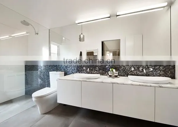 Modular European Style Melamine Bathroom Set Led Cabinet Light photo-5