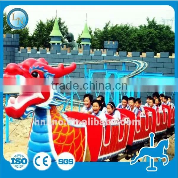 Cheap Roller Coaster in China!Theme Park Sliding Kids Train Amusement Rides Dragon Roller Coaster for Sale photo-5