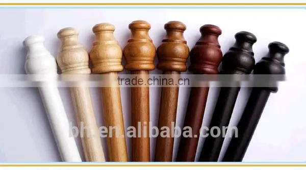 Perfect Surface Treatment Natural Wooden Curtain Rod photo-4