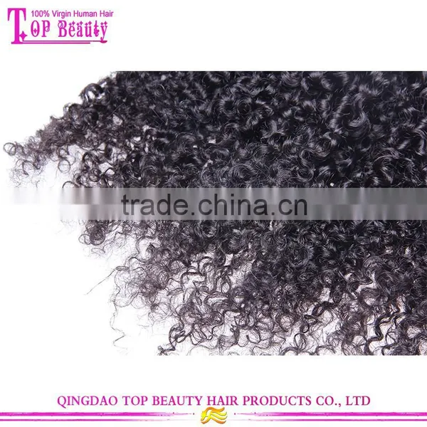 Manufacturers Raw Unprocessed Virgin Human Mongolian Kinky Curly Hair photo-3