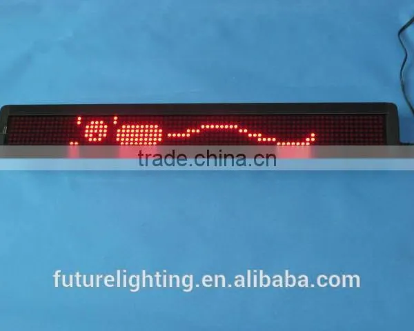 Indoor & Outdoor Using for Shop or Hotel Best-seller Show Blue 7*80 Led Display Advertising Car photo-2
