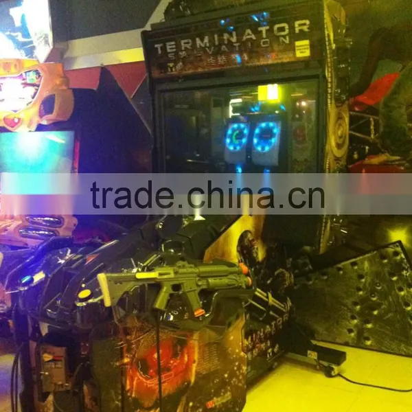 Kids Lottery Game Machine Coin Operated Roulette Game Machine 47_LCD_Terminator_salvation_4 Shooting Amusement Game Arcade Machi photo-2