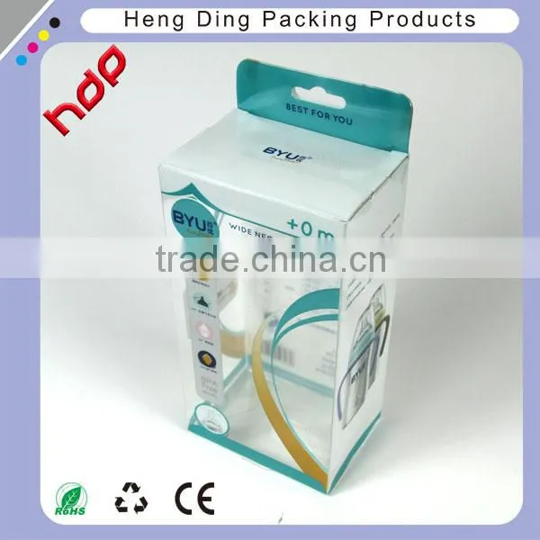 Custom Made Printed Clear Plastic Pet /pvc/pp Box Package Design