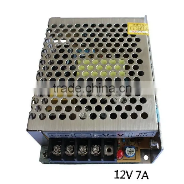 Waterproof Led Power Supply 12v 7a 110v/220v dc Switching Power Supply 12V SMPS Adapter for Led Strip Light Power Supply photo-2
