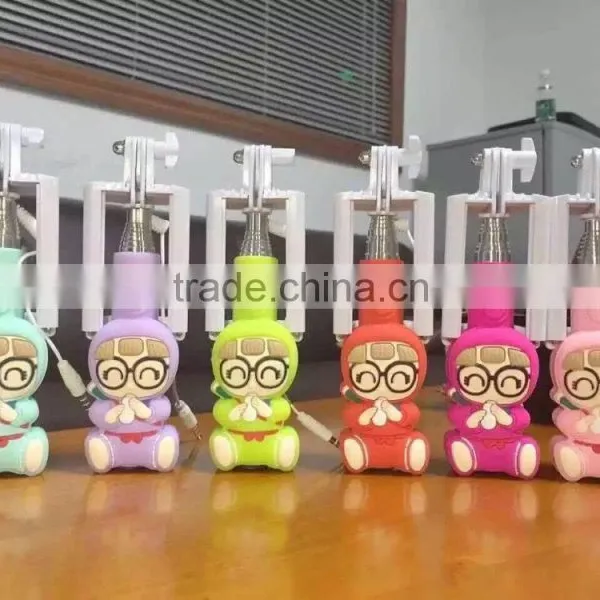 2015 New Popular Mini 3 Selfie Stick Wired Monopod photo-4
