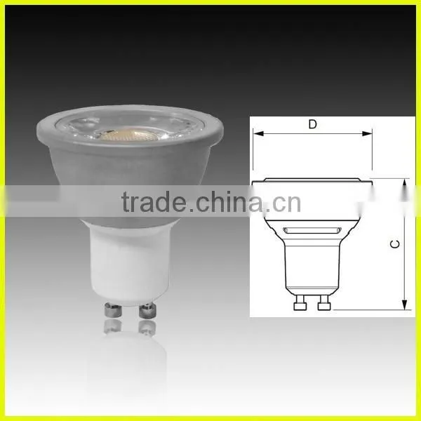 UL Energy Star CE RoHS CRI > 95 4W 5W 6W Dimmable COB Led gu 10 photo-3