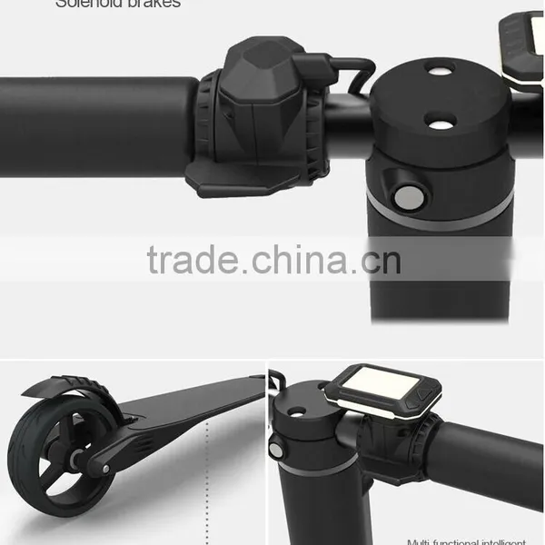 Cheap Electric Carbon Fiber Scooter Foldable Electric Bicycle With 6.3kg photo-5