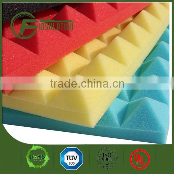 Pyramid Shape Acoustic Material Acoustic Panels PU Foam photo-4