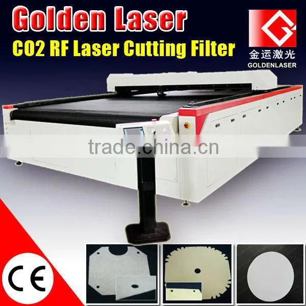 Flatbed Cutting Laser Filter Machine with Automatic Feeding