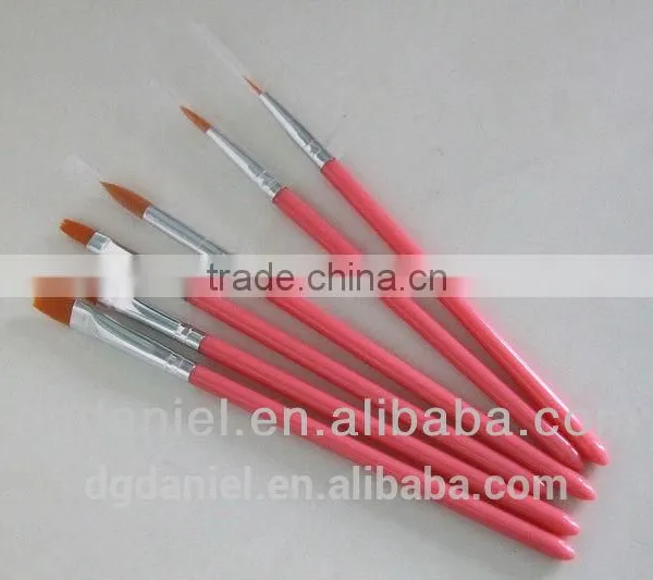 Single 2016newly Pink,rose Red Nail Brush With Lower Price photo-3