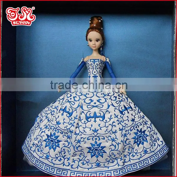 11'' or 11.5'' Fashion High End Chinese Bride Doll Wedding Gift photo-3