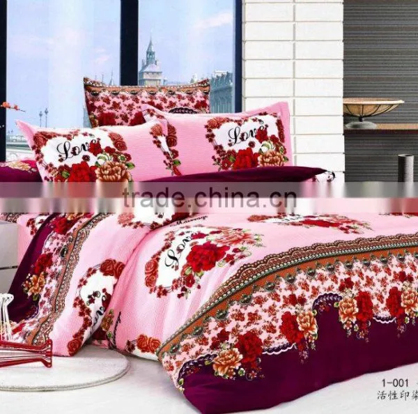 High Quality 100% Polyester Fabric Printed Fabric Soft Fabric Brushed Bedsheet of China photo-4