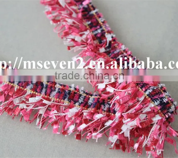 Fashion Color Tassel Fringe Lace Trim Polyester Tassel Fabric Embroidery Lace photo-2