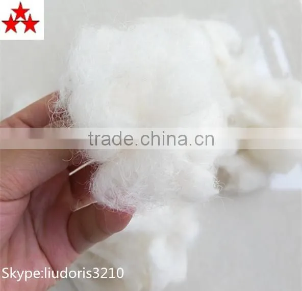 2016 Spring Bleached Wool Noils for Felt& Filled 27-28mic photo-2