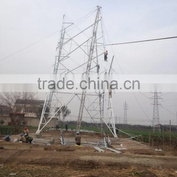Aluminium Alloy Gin Pole Derrick Crane for Power Erection photo-6
