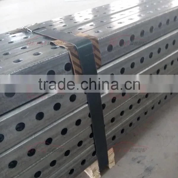 Galvanized Square Steel Road Sign Post With Holes