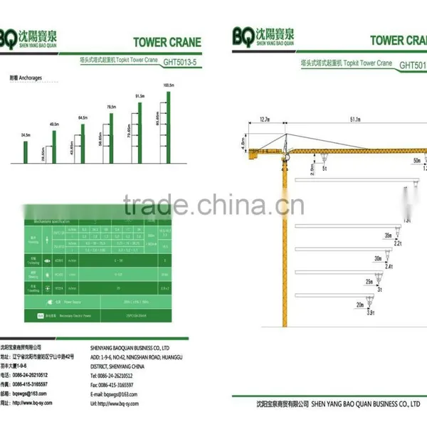 MC85B Stationary Type Tower Crane for Sale photo-4