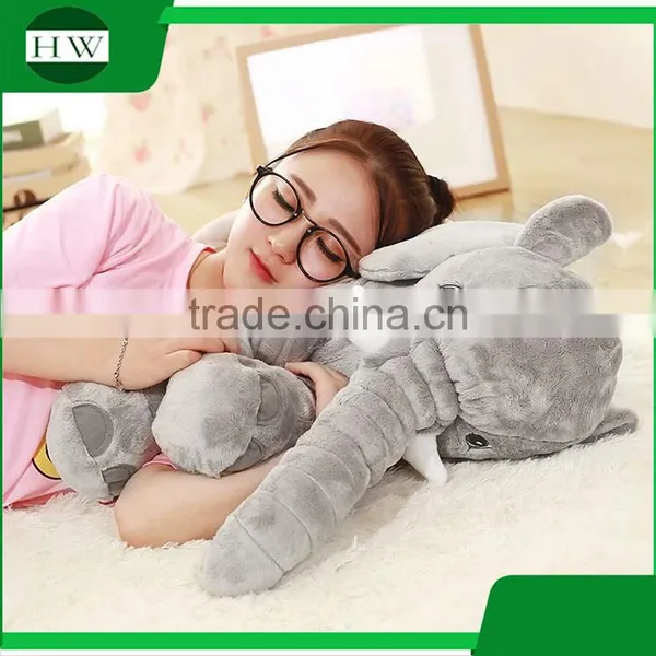 Promotional Custom Baby Children Kids Body Sleep Soft Plush Elephant Pillow Toy photo-5