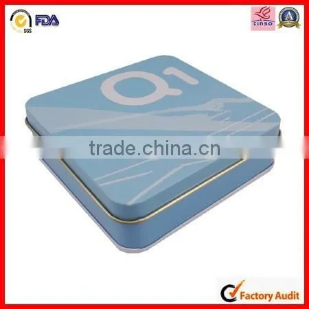 Tinbo Top Sale Easy Open Candy Tin Box With Hinge photo-3