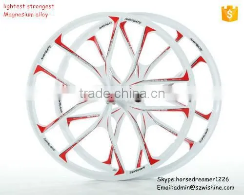 Lightest Strongest Magnesium Alloy Bike Wheel photo-2
