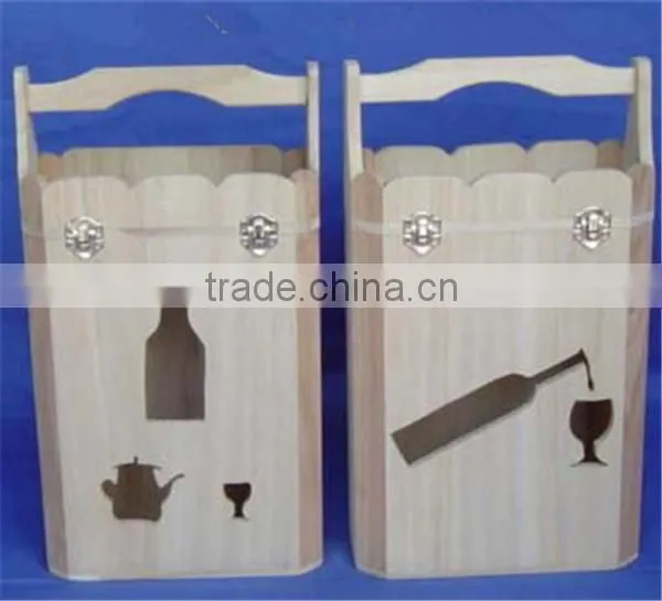 Оптовая продажа деревянной подарочной коробки для вина photo-3
