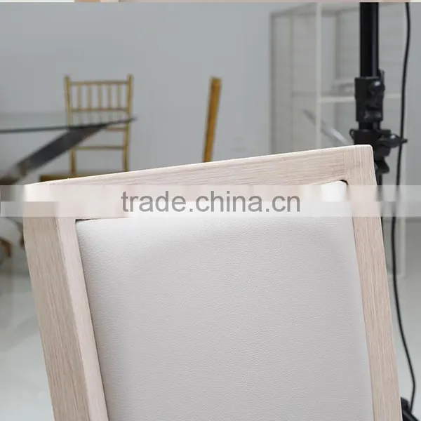 White Leather Cheap Waiting Room Chair With Comfotable Back photo-6