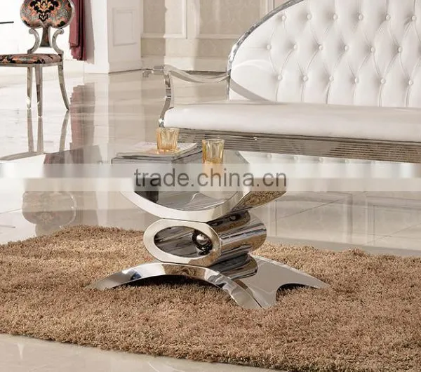 C346 Living Room Furniture Modern Glass Coffee Table photo-2