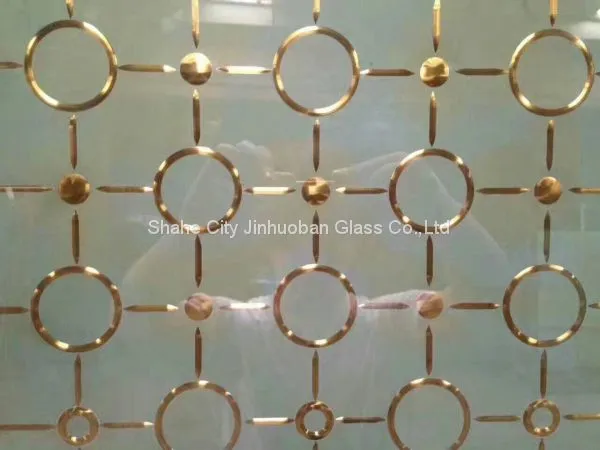 Acid Etched Glass （Singe and Double Side Chemical Etching）For Decoration Glass photo-3