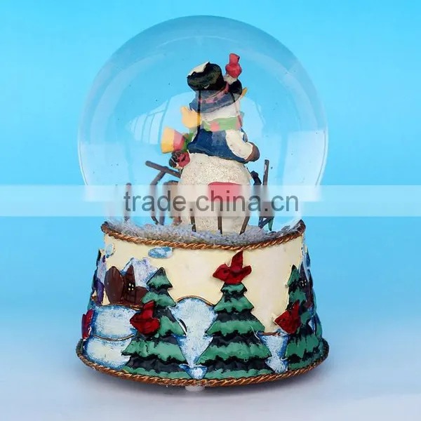 2017 Resin Craft Christmas Snowball With Snow photo-3