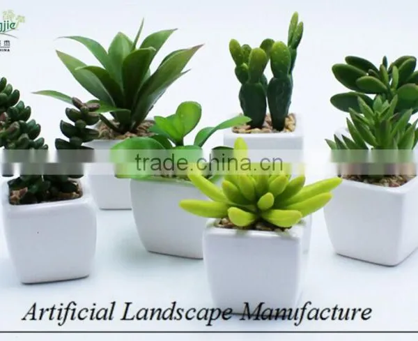 Artificial Green Mini Plants for Office Decoration photo-2