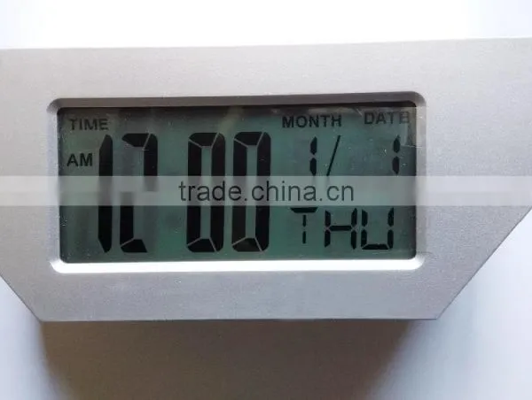 LCD Electronic Temperature Hygrometer With Alarm Clock photo-4