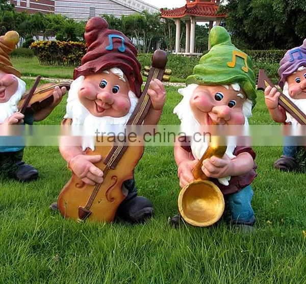 Christmas Garden Statue Decorations Resin Dwarf Cartoon photo-3