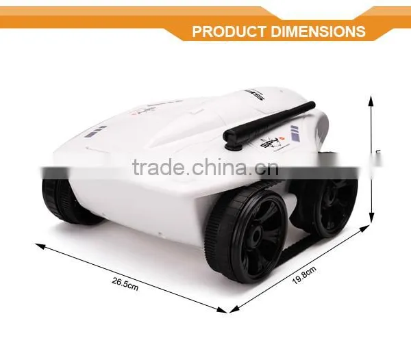 With Camera Flip Chassis Video Iphone /Andriod Tank Wifi Remote Control Spy Car photo-5