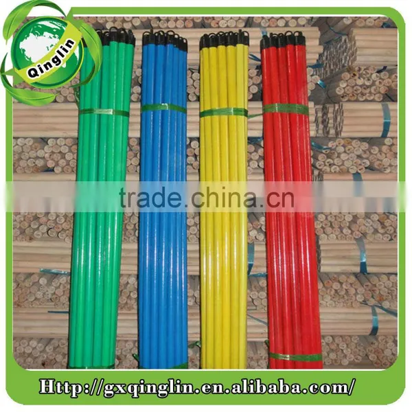 Design PVC Coated Wood Broom Handle/brush Stick/mop Pipe photo-5